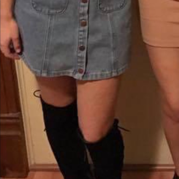 Knee high suede tie up Michael Kors boots - Picture 8 of 9